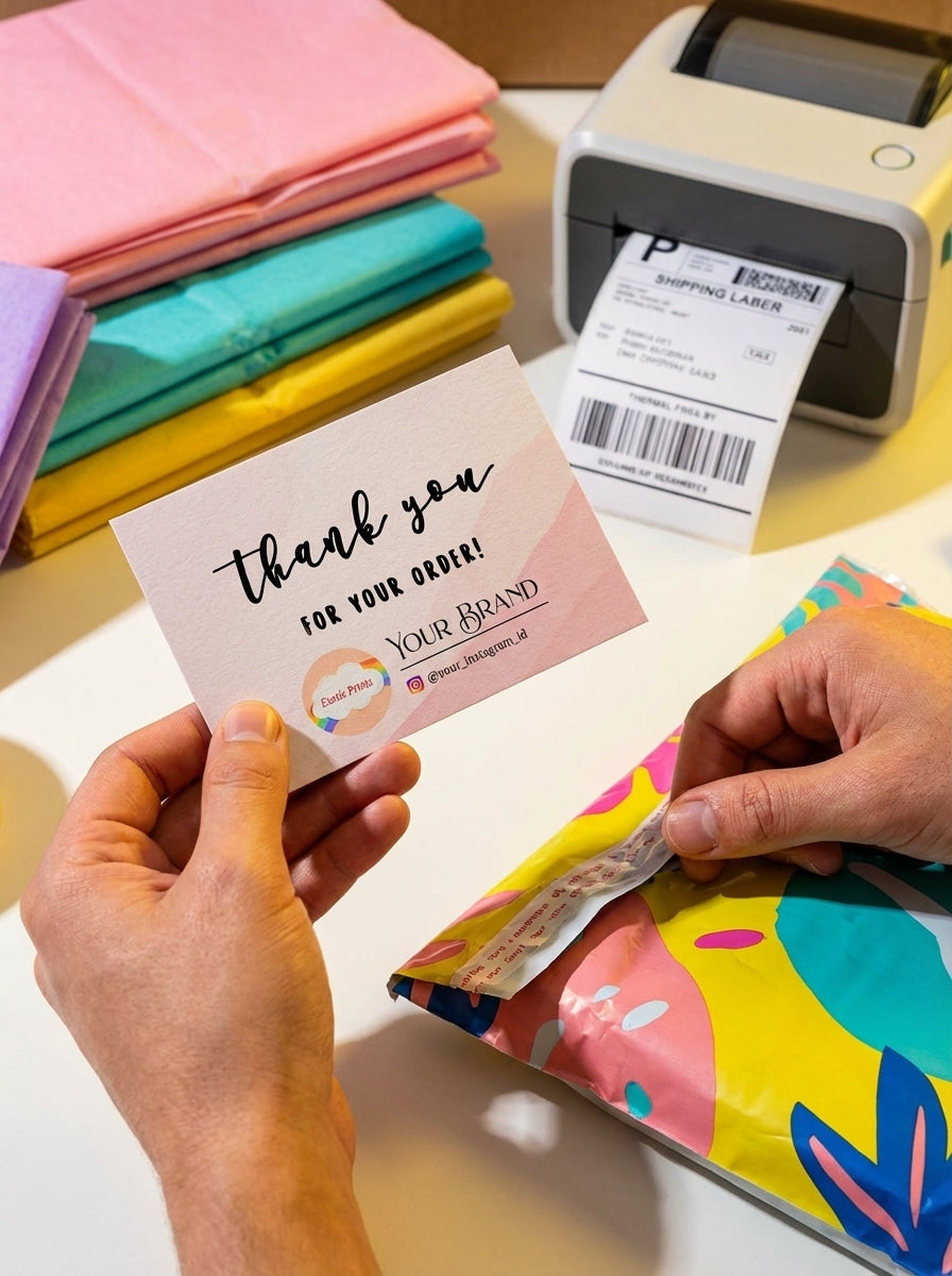 Customized Thank You Cards - Single Side