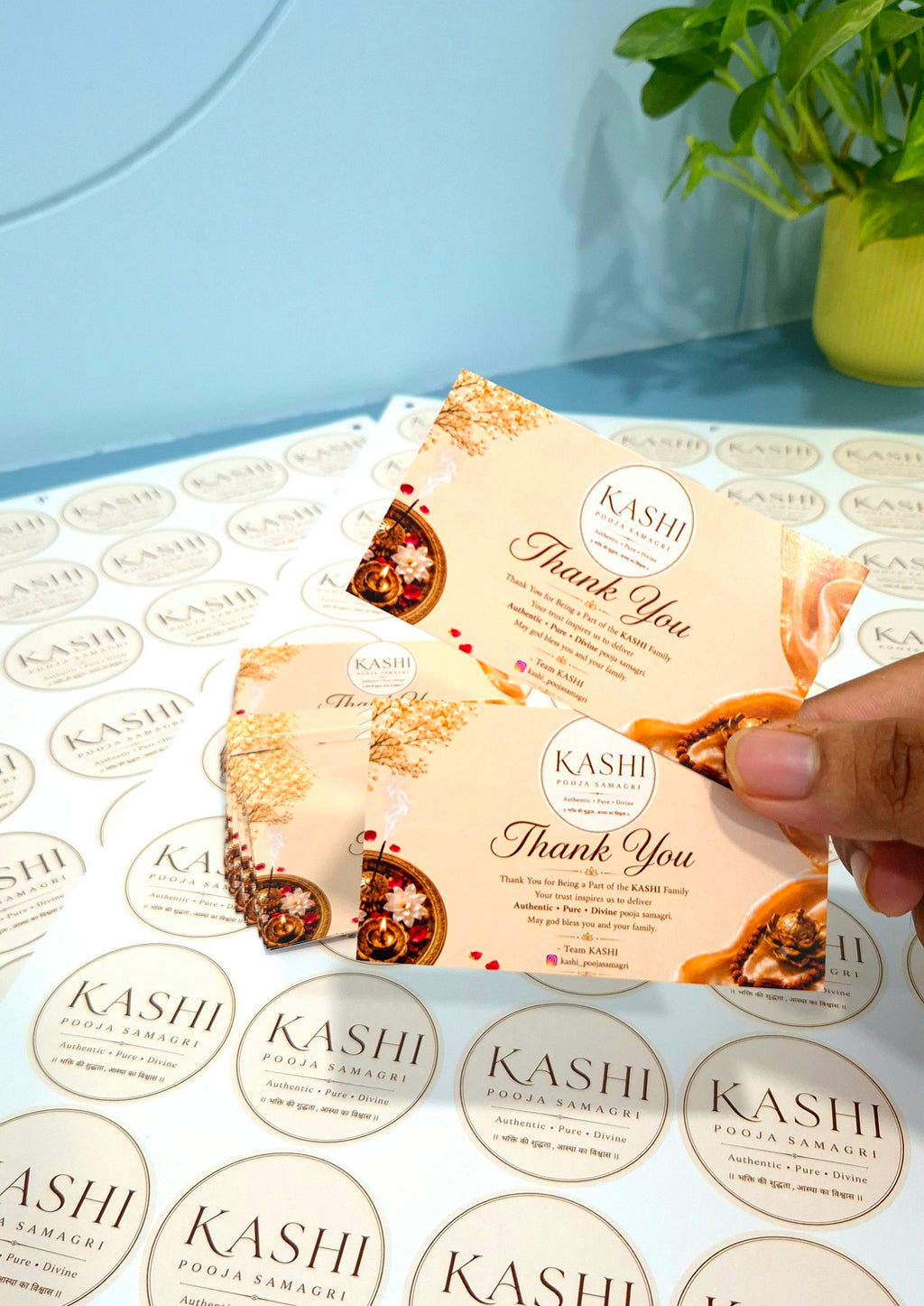 Bulk Business Combo - Upto 500 Cards & 850 Stickers