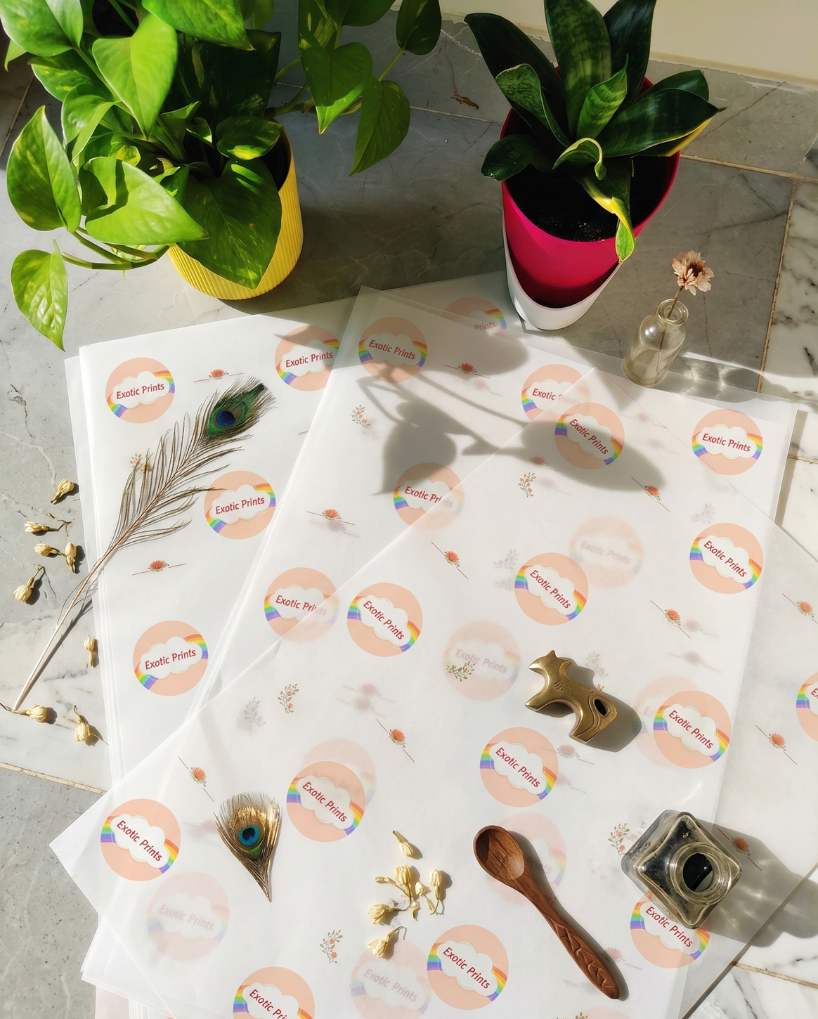 Custom Butter Paper for Packaging - Multicolor