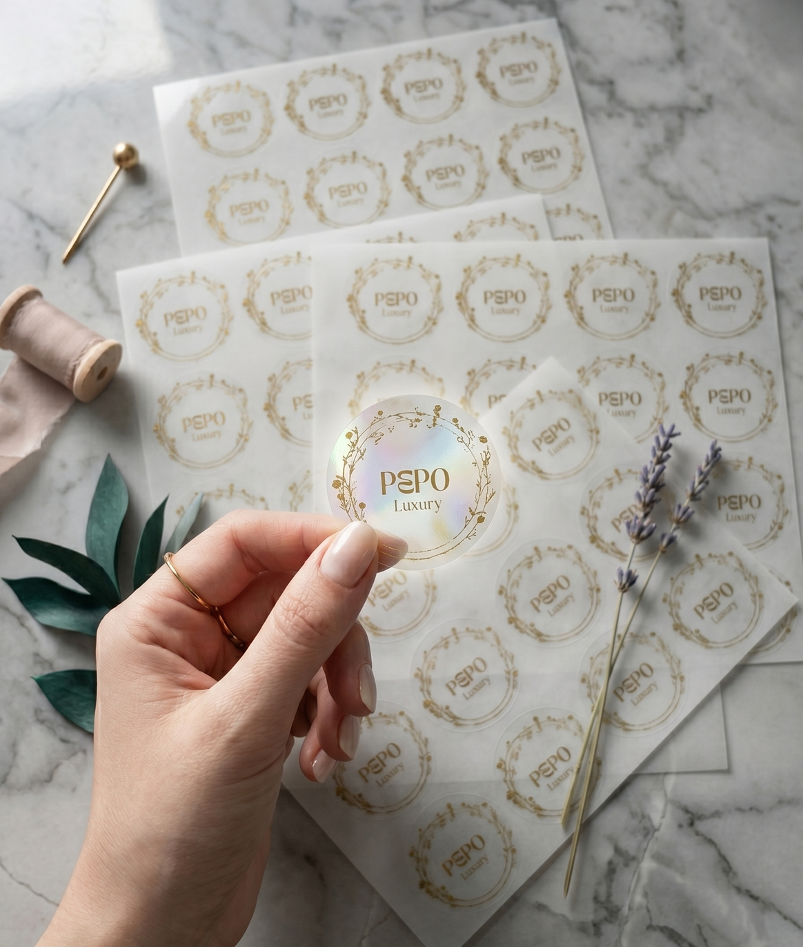 Round Transparent Stickers
