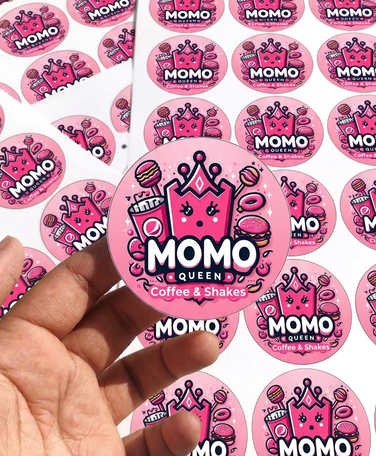 Round Vinyl Stickers - Waterproof
