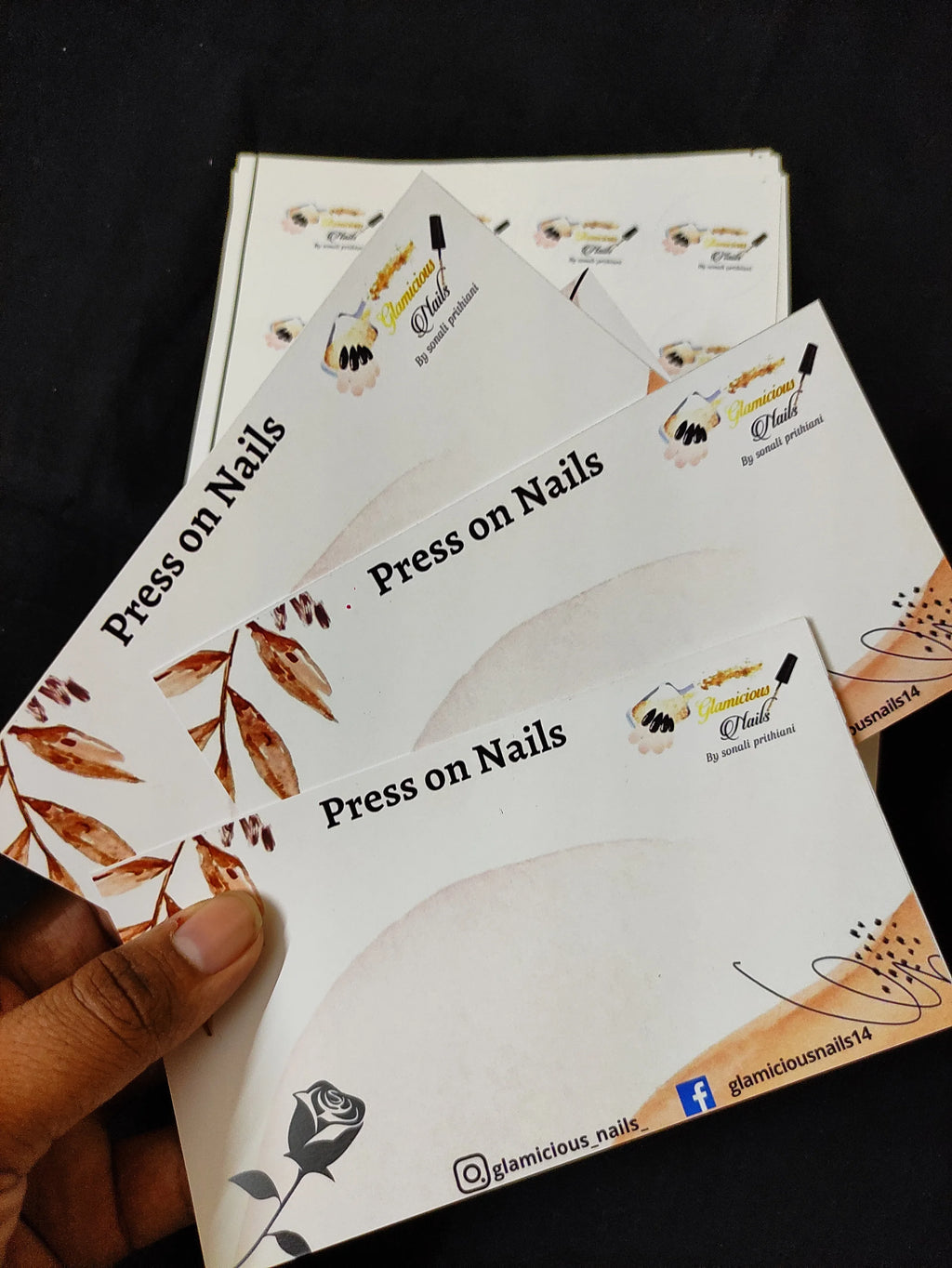 PressOn Nail Cards