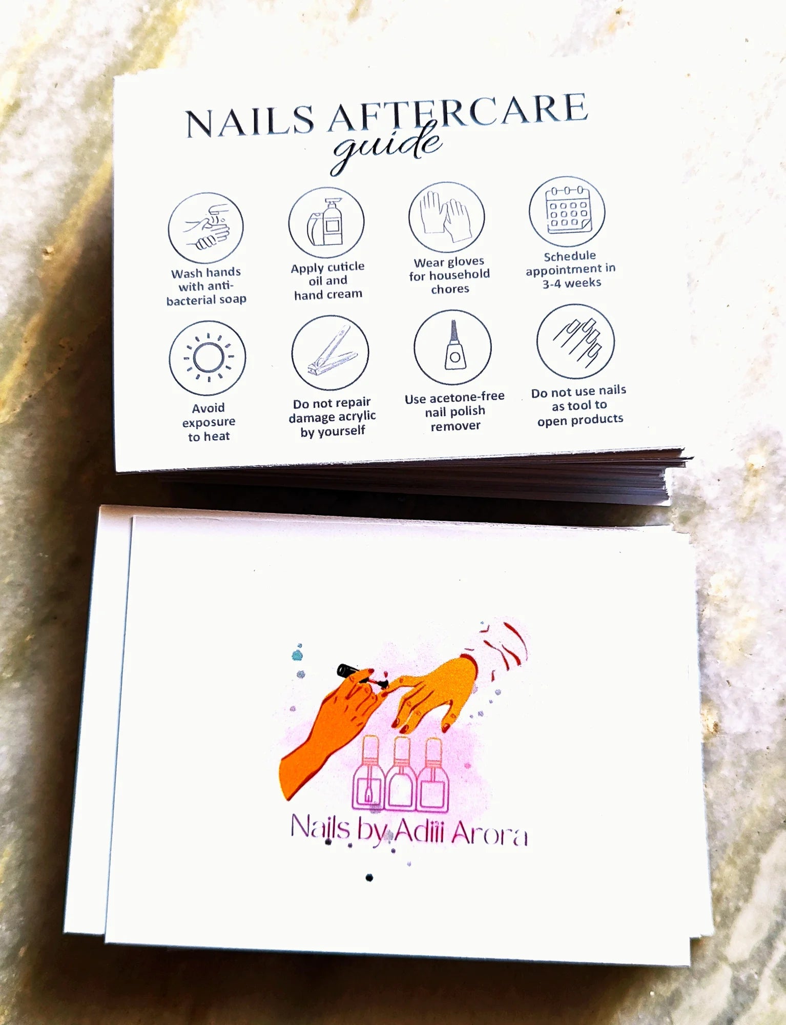 PressOn Nail Cards