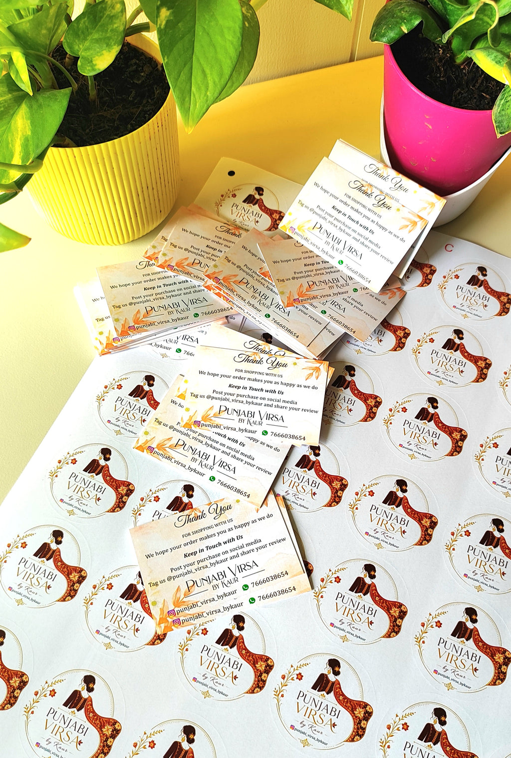 Bulk Business Combo - Upto 500 Cards & 850 Stickers