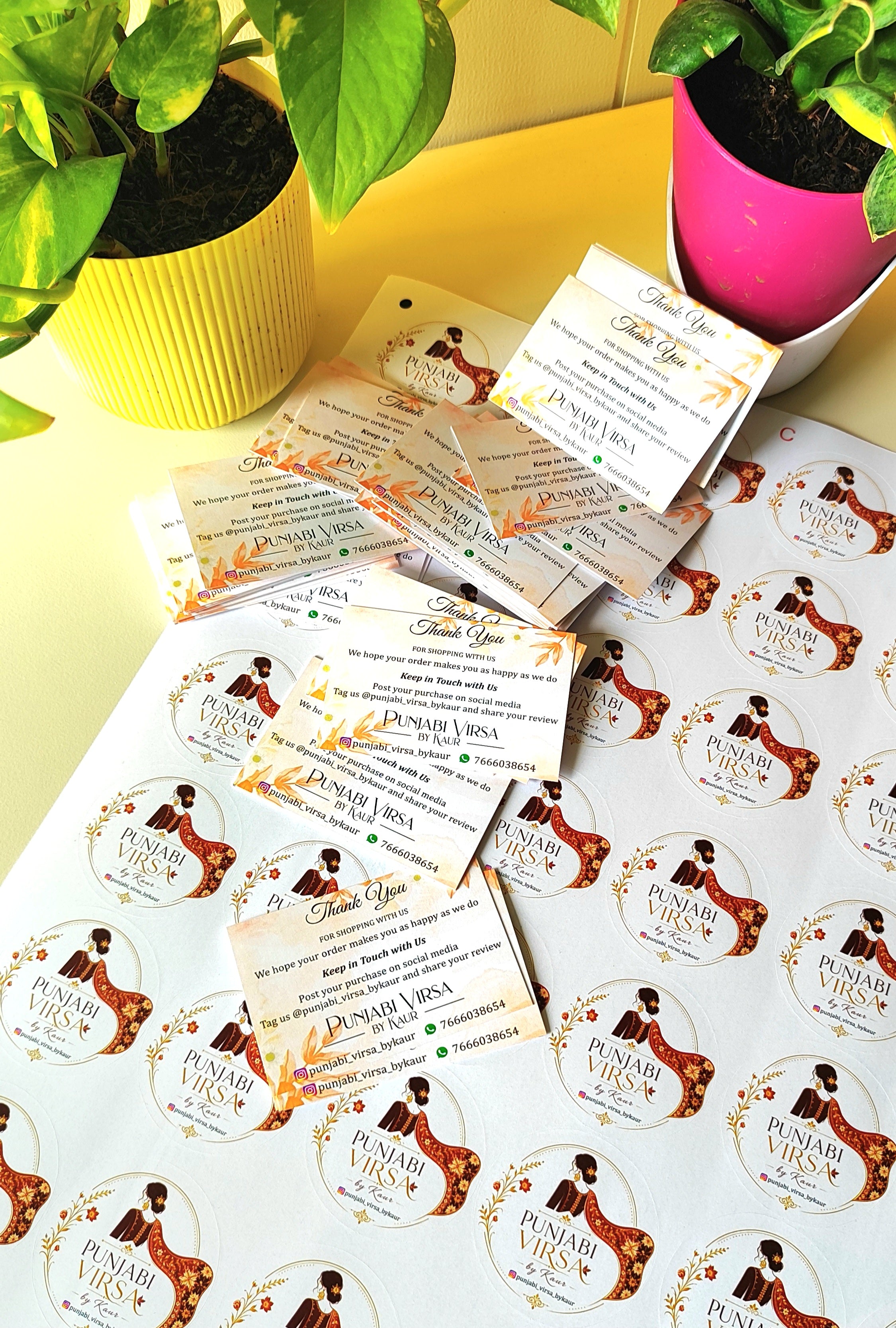 Bulk Business Combo - Upto 500 Cards & 850 Stickers