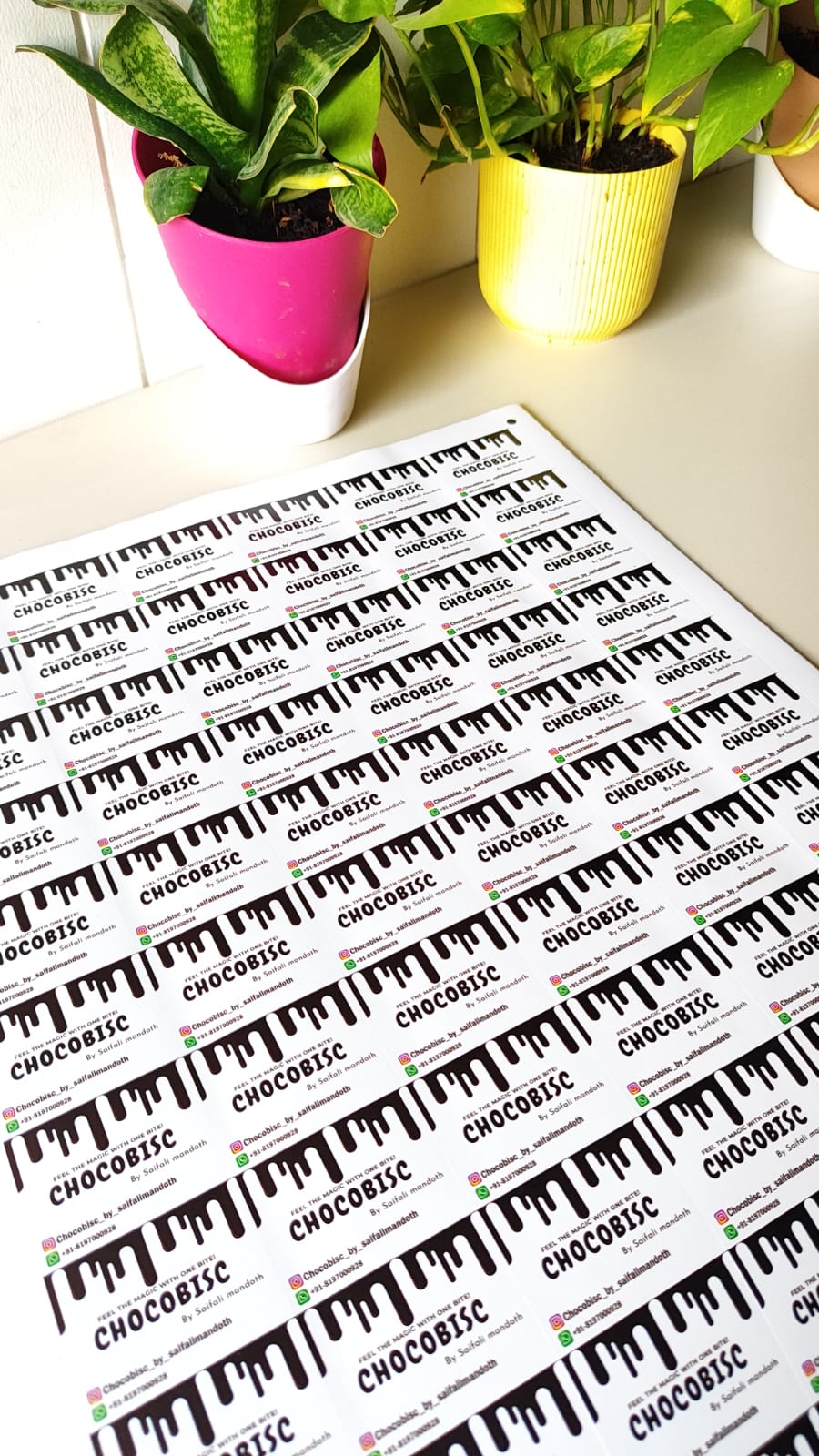 Rectangular Product Label Stickers - Standard Paper