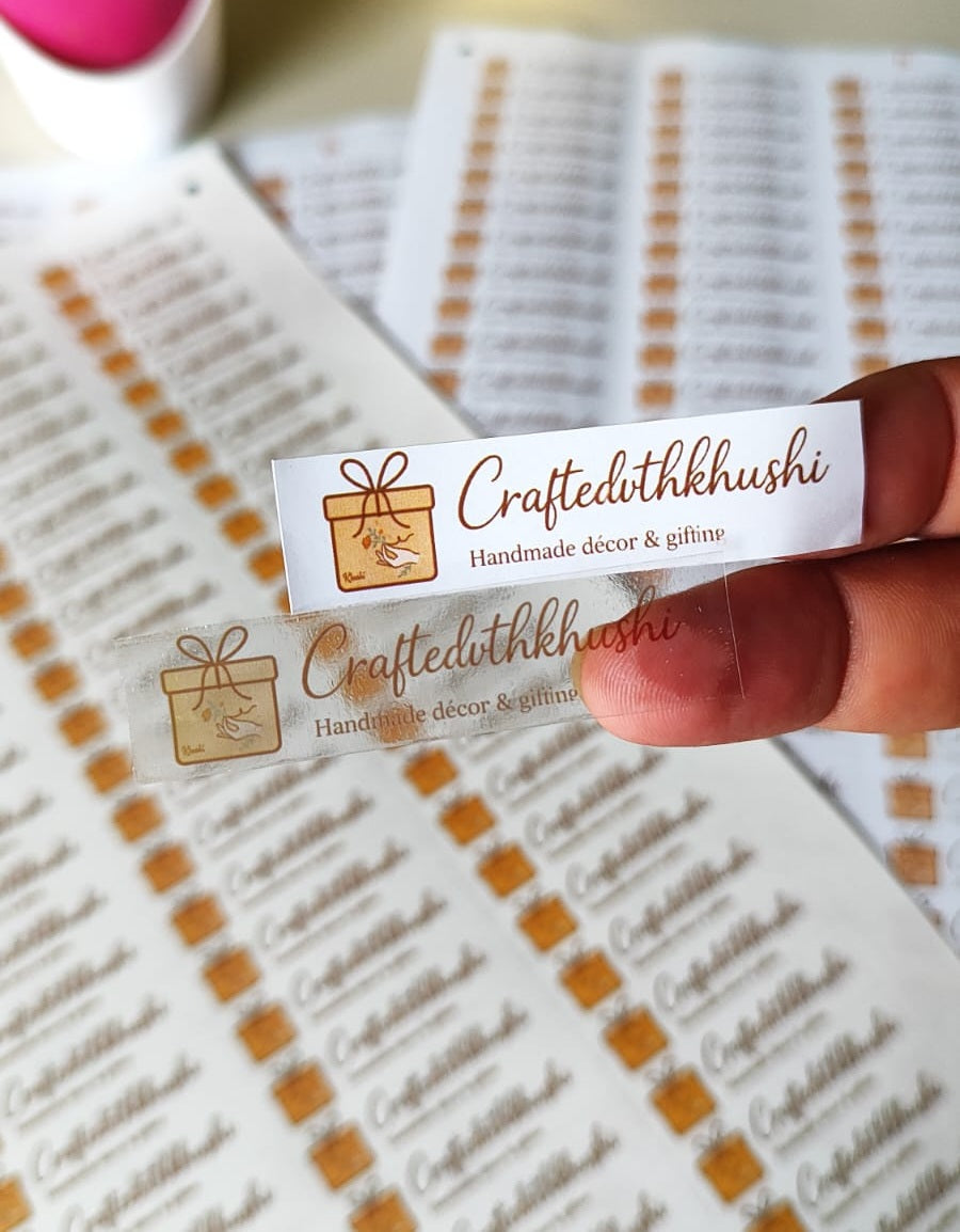 Rectangular Product Label Stickers - Standard Paper