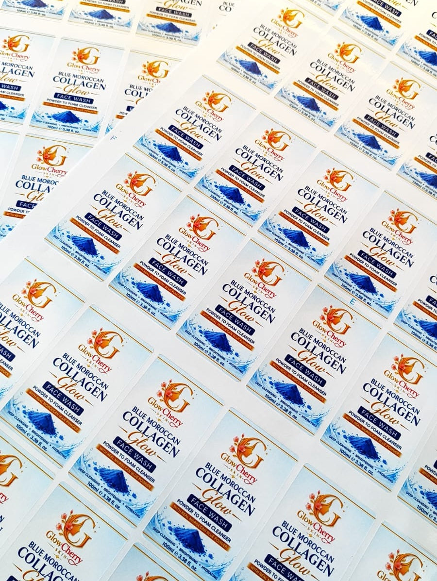 Rectangular Product Label Stickers - Standard Paper