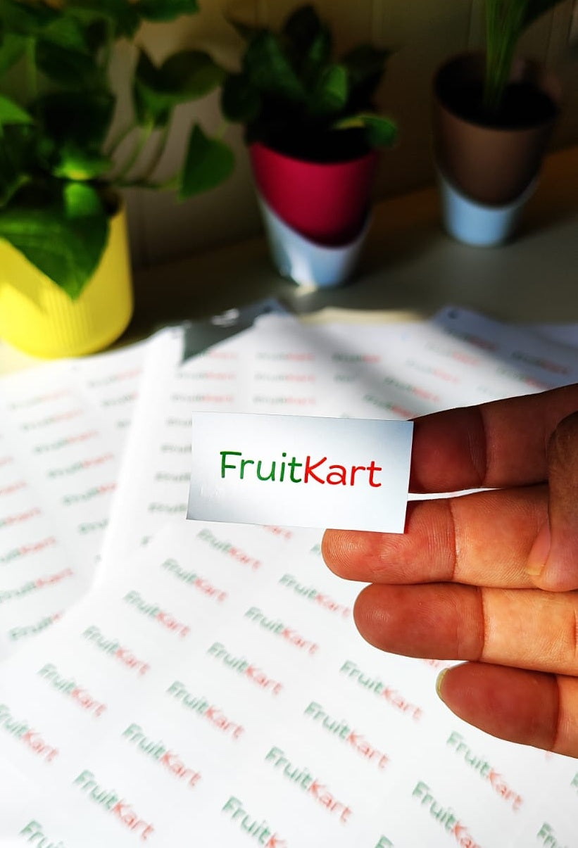 Rectangular Product Label Stickers - Standard Paper