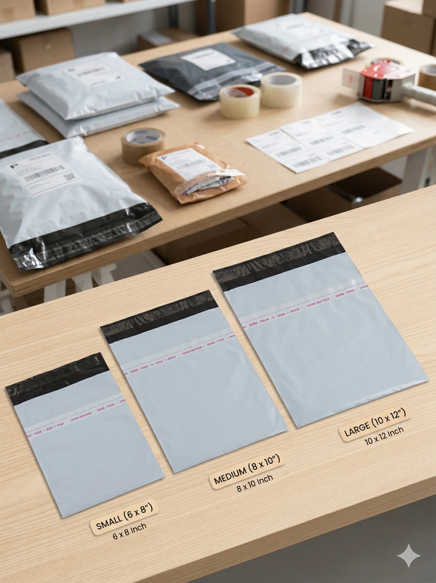 Tamper Proof Courier Bags with POD